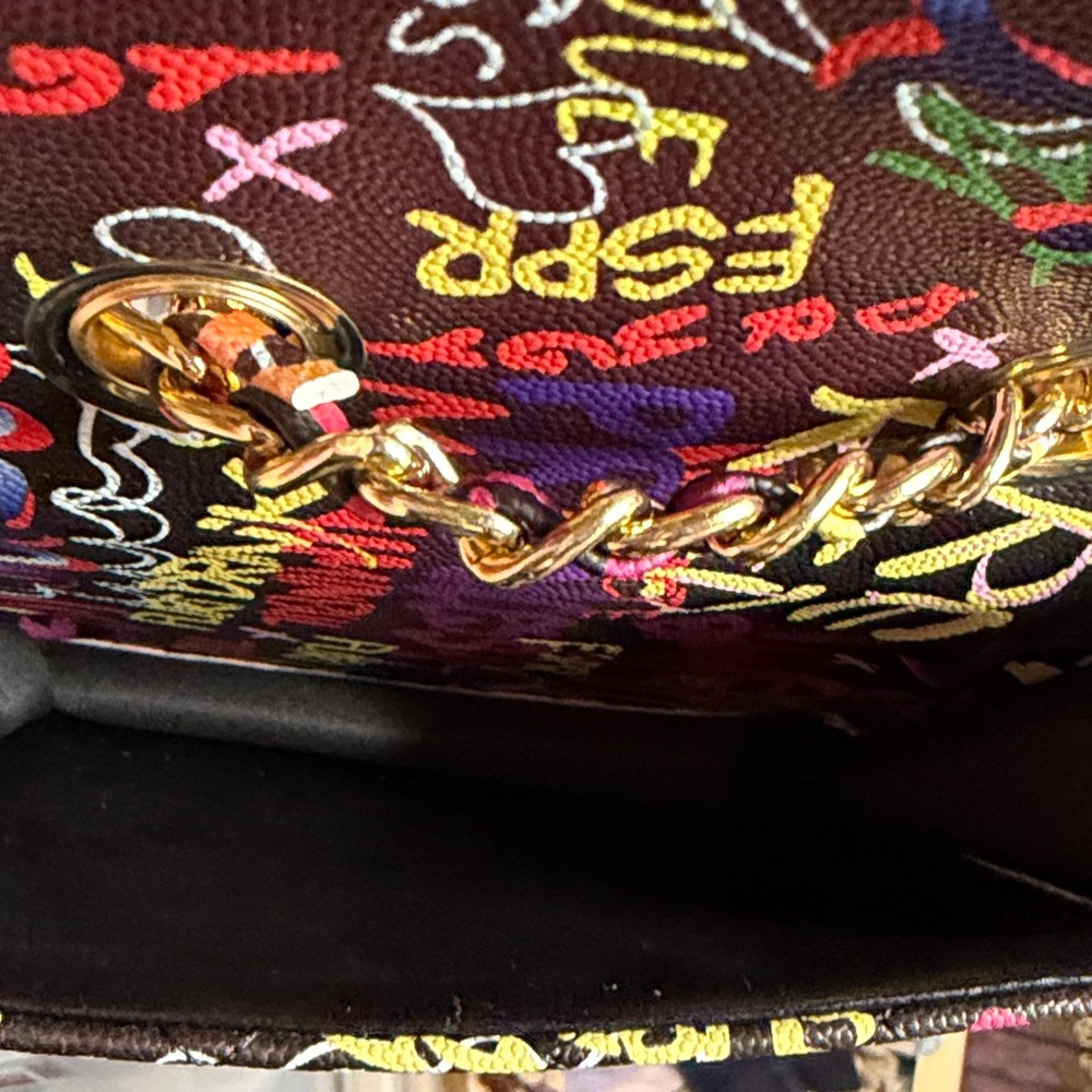 Colorful Graffiti Print Women's Bag - Picture 6 of 6